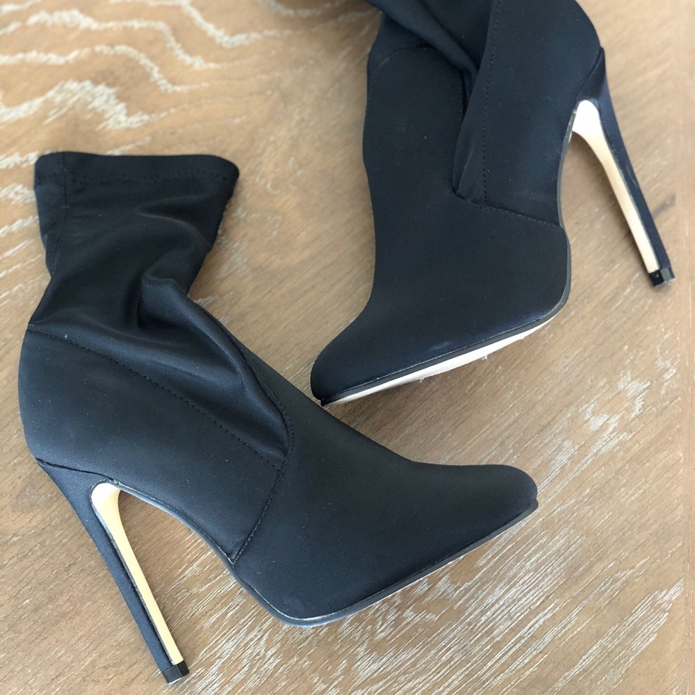 Black booties